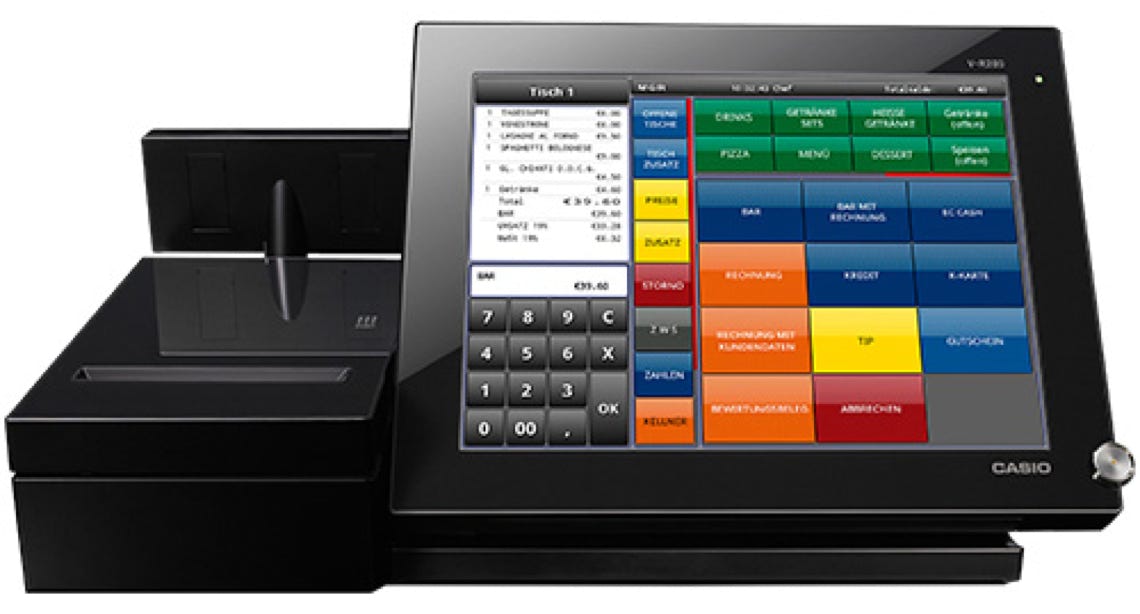 CASIO VR-200 verkrijgbaar bij Rubbens & Co, Leuvens Kassacenter.